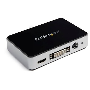 StarTechcom HDMI Video Capture Device  1080p  60fps Capture Card  USB Video Recorder  with HDMI DVI VGA USB3HDCAP