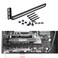 SiyuXinyi PCI Slot Fan BracketVideo Card HolderGPU VGA Bracket for Custom Desktop PC GamingCompatible to RTX Vertical Cooling Rack Mount Holder Supports 80mm 90mm 120mm 140mm Fans