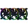 Razer Kunai Hydraulic 120Mm Argb Pc Fan Quiet Powerful Argb Fans  Pwm Fan Controller Support  Connect Up To 8 Fans  Powered By Razer Chroma Rgb  3 Fans