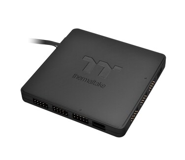 Thermaltake TT Sync SATA Powered 9 Port Addressable LED Controller TT Premium Edition Compatible with ASUS Aura Sync GIGABYTE RGB Fusion and MSI Mystic Light Sync CLO015PL00BLA1 Pack