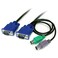 StarTechcom 3in1 Ultra Thin PS2 KVM Cable  Keyboardvideomouse KVM cable  PS2 HD15 VGA M to HD15 VGA M  6 ft  SVECON6