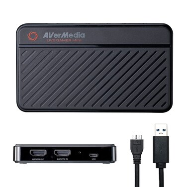 AVerMedia Live Gamer Mini 1080p60 Capture Card with HDMI PassThru Plug  Play for OBS Xbox Series XS PS5 Switch Win 11macOS 12 GC311