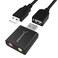 Sabrent Aluminum USB External Stereo Sound Adapter for Windows and Mac Plug and Play No Drivers Needed Black AUEMCB