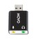 Movo USBAC 35mm TRS Microphone to USB 20 Stereo Audio External Sound Card Adapter for PC and Mac USB Sound Card Adapter for Computer or Laptop Convert USB Input to 35mm TRS Headphone or Mic Jack
