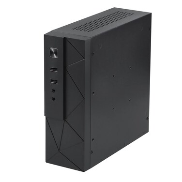 Goodisory MX01 SECC Fanless Mini ITX HTPC Chassis with 35 Hard Drive Bay and Vertical Stand Foot Black