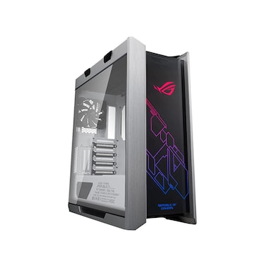 Asus ROG Strix Helios Gx601 White Edition RGB MidTower Computer Case For AtxEatx Motherboards With Tempered Glass Aluminum Frame Gpu Braces 420mm Radiator Support And Aura Sync