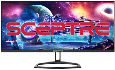 Sceptre 30inch IPS Monitor 219 DisplayPort x2 up to 210Hz 1ms Ultra WideSlim Buildin Speakers Machine Black 2024 E305BFU200T