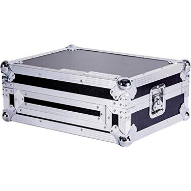 Deejay LED Flight Case Karaoke Dj Station Complete With Removable Cover And Front Door Sturdy Hardware Enough Space In The Rear For Cables Groove Impact Resistant Aluminum Frame TBHCDMIX
