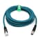HangTon M12 Ethernet 8 Pin XCode RJ45 CAT7e GigE Cable for Basler Cognex Industrial Camera Sensor 1 Meter