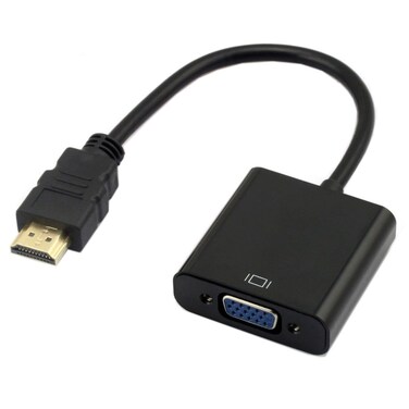 chenyang CY hdmi input to VGA female output projectors monitors adapter PC Laptop Black