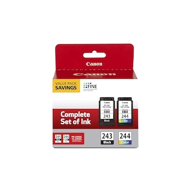 Canon PG243  CL244 Genuine Ink Value Pack 2 Cartridges Compatible with iP2820 MX492 MG24202520292029222924302025222525 TS3120302302a20245203320