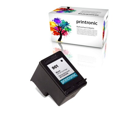 Printronic Remanufactured Ink Cartridge Replacement for HP 901 CC653AN 1 Black