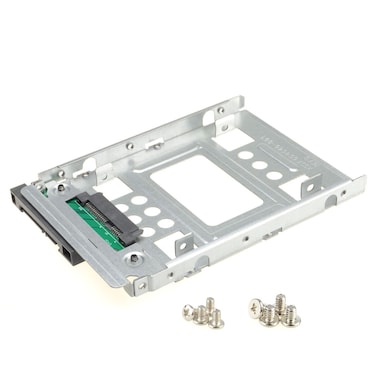 DSLRKIT 25 SSD to 35 SATA Hard Disk Drive HDD Adapter Caddy Tray CAGE Hot Swap Plug