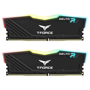 TEAMGROUP Team TForce Delta RGB DDR4 Gaming Memory 2 x 8 GB 3600 Mhz 288 Pin DIMM Black