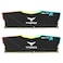TEAMGROUP Team TForce Delta RGB DDR4 Gaming Memory 2 x 8 GB 3600 Mhz 288 Pin DIMM Black