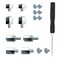SGTKJSJS m2 ssd screw kit M2 Screws Mounting Screws Kit Components for Asus Gigabyte ASRock Motherboard and Nvme