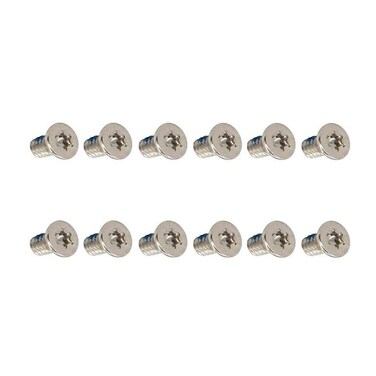WEIMEI 12pcs Bottom Cover Screws for Dell XPS 13 9350 9360 XPS 15 9550 9560 9570 M5510 Silver
