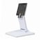 Wearson Single Adjustable LCD Monitor Stand Mount Folding VESA Monitor Desk Stand with VESA Hole 75x75mm 100x100mm White