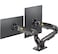 NB North Bayou Dual Monitor Desk Mount Stand Full Motion Swivel Computer Monitor Arm for Two Screens 1727 Inch with 44198lbs Load Capacity for Each Display F160