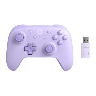 8Bitdo Ultimate 2C Wireless Controller for Windows PC and Android with 1000Hz Polling Rate Hall Effect Joysticks and Hall Triggers and Remappable L4R4 Bumpers Purple