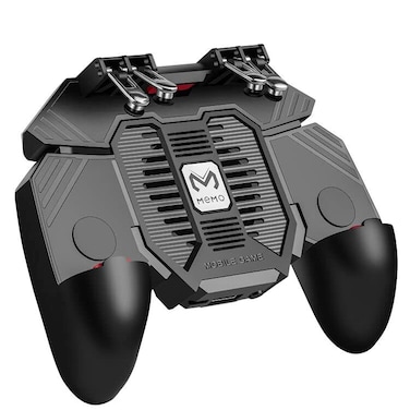 DELAM Mobile Game Controller for iPhone  Android Pubg Mobile Controller with Cooling Fan Phone Triggers for Gaming Gaming Grip Joystick Gamepad Shoot Aim Keys for 4765 Phone