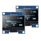Alinan 2pcs OLED Display Module I2C 4pin 128X64 13 Inch Display Module SSH1106 SSD1306 Blue for R3 STM