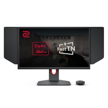BenQ Zowie XL2566K 245 Fast TN in 360Hz Gaming Monitor  Motion Clarity DyAc  1080p  XL Setting to Share  Custom Quick Menu  S Switch  Shield  Smaller Base  Adjustable Height  Tilt Black