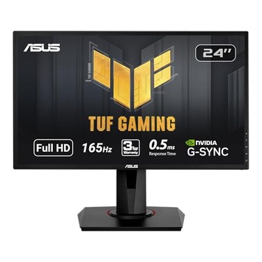 ASUS VG248QG 24 GSYNC Gaming Monitor 165Hz 1080p 05ms Eye Care with DP HDMI DVIBlack