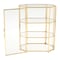 VUFVOID 3Tier Jewelry Box Glass Makeup Organizer Jewelry Box Multifunction glass display case for Table Decoration Storage