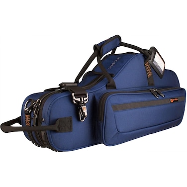 Protec Alto Saxophone Contoured PRO PAC Case with Flute Pocket Blue Model PB304CTBX