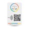 MESSAGENES Reusable Review Tap Sticker for Google Reviews  1Sticker  QR  Tap NFC Sticker  Review Us on Google Tap Sticker  iPhone  Android  Boost My Reviews Sticker  Set Up at Home