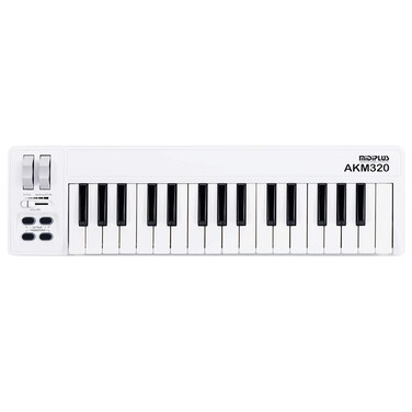 Midiplus AKM320 MIDI Keyboard Controller white edition with Cubase LE 12