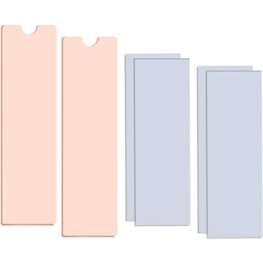 Easycargo Laptop M2 Heatsink Kit Slim Copper Heat Sink  Thermal pad 1mm 05mm for Cooling Laptop M2 NVMe 2280 SSD 2Pack