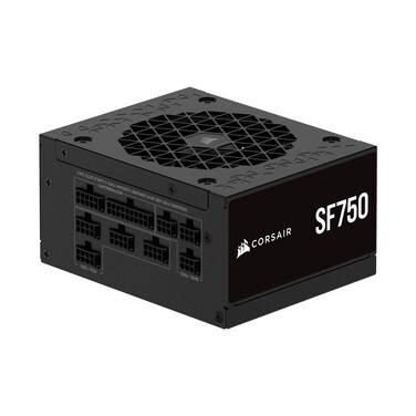 CORSAIR SF750 2024 Fully Modular Low Noise 80 PLUS Platinum ATX Power Supply  ATX 30 Compliant  PCIe 50 Ready  SFXtoATX Bracket Included  Black