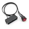 DGHAOP Power Supply 24P Start Line Test Cable 50cm 24Pin ATX Red LED Power OnOff Switch Jumper Bridge Cable