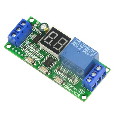XINGYHENG Multifunctional Relay Module DC 5V Trigger Cycle Delay Turn Off and Turn On LED Display Relay Expansion Plate Load Controlled Relay Timer Switch Module for Industrial Automation Process