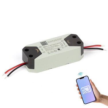US Solid WiFi Switch Module DC 532V Wireless Remote Voice Automatic Controller Compatible with AlexaGoogle Home iPhoneAndroid App Gray