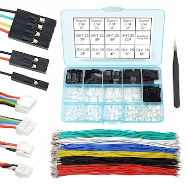 elechawk GH125 to Dupont254 PreCrimped Cables and Connectors Kit Compatible with JST GH 125mm for Pixhawk4 Pixhawk 6C 6X 20cm Silicone Wire
