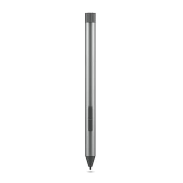 Lenovo Digital Pen 2 Laptop  UltraTactile Response  4096 Levels of Pressure  Natural Feel Elastometer Pen Tip  Extended Battery Life  Silver Grey