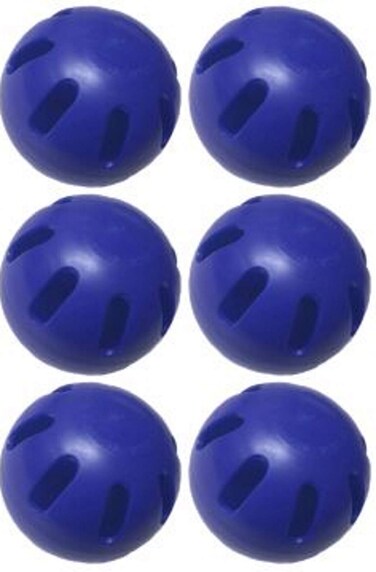 Wiffle Balls Pack of 6 Exclusive Blue Wiffle Ball Color