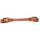 Weaver Leather Harness Leather Nickel Plated Hardware Rounded Curb Strap Russet