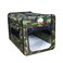 Go Pet Club 32 Soft Collapsible Dog Crate Portable Pet Carrier Thick Padded Pet Travel Crate for Indoor  Outdoor Foldable Kennel Cage with Durable Mesh Windows Forest Green Camo