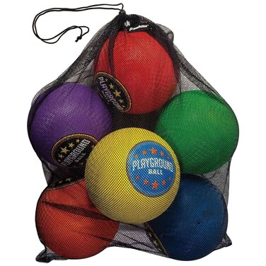 Franklin Sports Playground Balls  Rubber Kickballs and Playground Balls For Kids  Great for Dodgeball Kickball and Schoolyard Games  85 Diameter