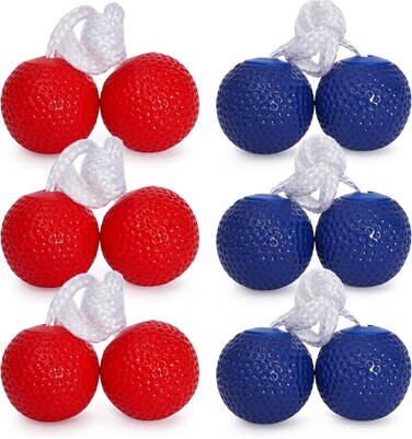 Keehoo KH Ladderball Balls Set Replacement Balls Ladder Toss Game Balls Soft Golf Balls Safe for Kids6 Pack