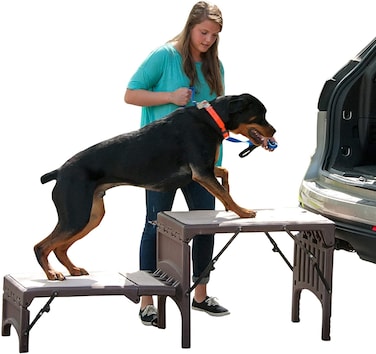 Pet Gear Free Standing Pet Ramp for Cats and Dogs No Assembly Required Easy Fold for Storage or Travel Portable Available in 6 Models