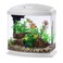 Aqueon LED MiniBow Aquarium Kit with SmartClean Technology White 25 Gallon