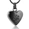 Pet Cremation Jewelry for Ashes Pendant Paw Print Pet Heart Urn Necklace Memorial Keepsake Jewelry for PetDogsCats Ashes