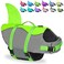 Fragralley Dog Shark Life Jacket Dog Life Vest for Swimming Adjustable Pet Life Preserver with Rescue Handle XSmall