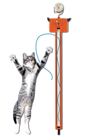 Moody Pet Fling Ama String Cat Toy Fas1