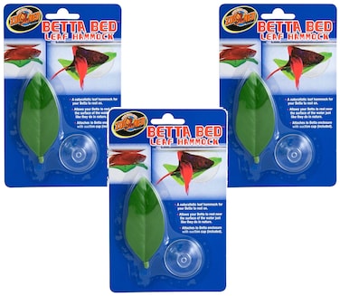 Zoo Med 3 Pack Betta Bed Leaf Hammock